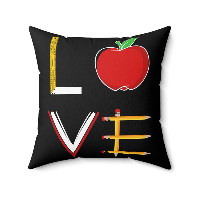 Teacher Love Chemistry Gift | Science Teacher Spun Polyester Square Pillow