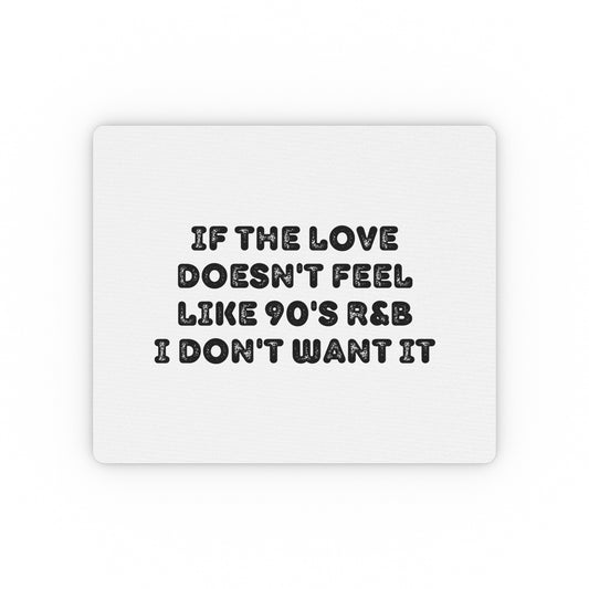 Humorous Musicians Boyfriends Statements Wedding Spouses Rectangular Mouse Pad