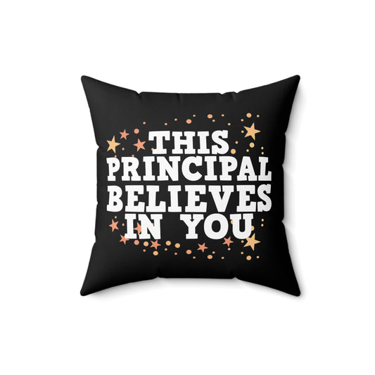 Hilarious Kindhearted Attitude Mind Academy University Group Spun Polyester Square Pillow