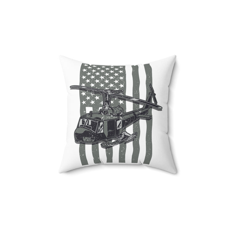 Hilarious Nationalism Patriotism Armed Forces Air-Cushion Spun Polyester Square Pillow