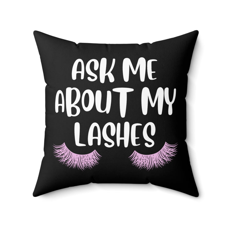 Humorous Beautician Cosmetics Cosmetician Hairdresser Cosmetologist Aesthetician Spun Polyester Square Pillow