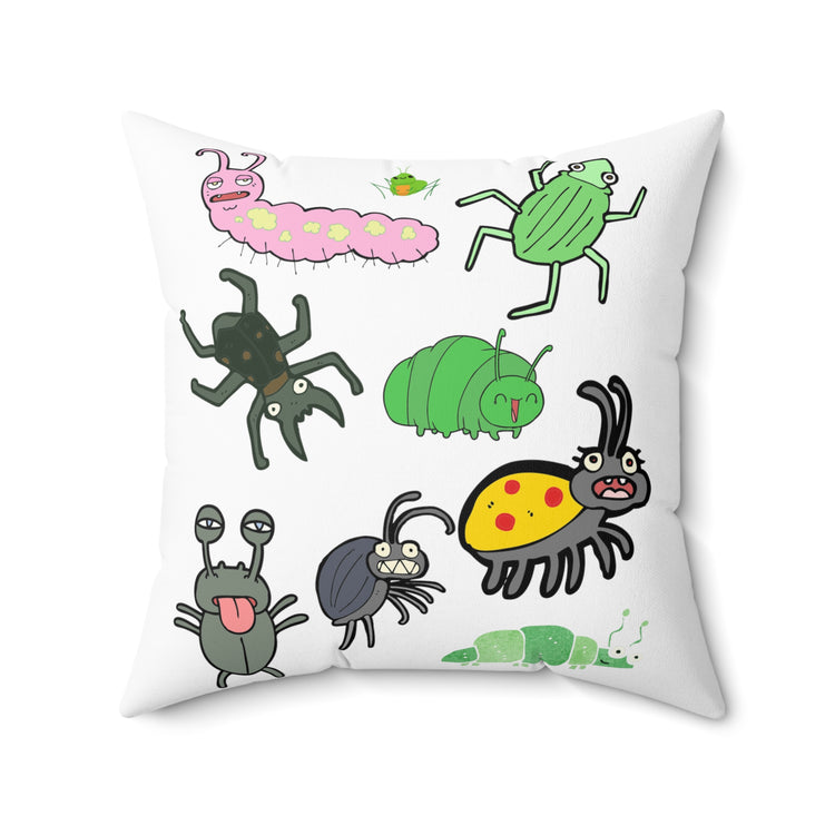 Hilarious Entomologist Medical Examiner Biologist Enthusiast Spun Polyester Square Pillow