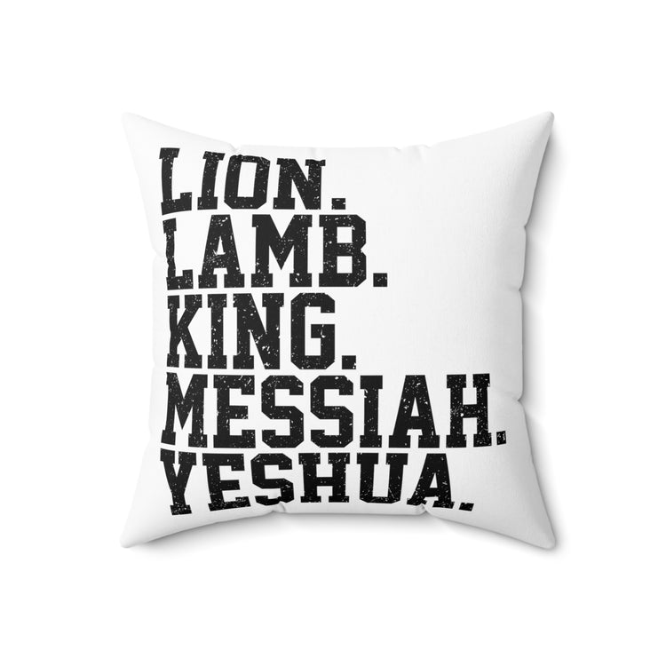 Uplifting Christianity Statements Uplifting Scriptures Spun Polyester Square Pillow