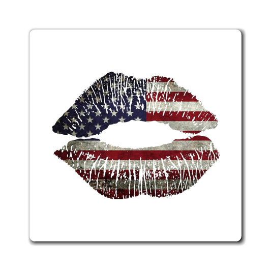4th of July Lips 4th of July Outfit Fourth Of July Shirt Patriotic Clothing American Flag TShirt Independence Day Magnets