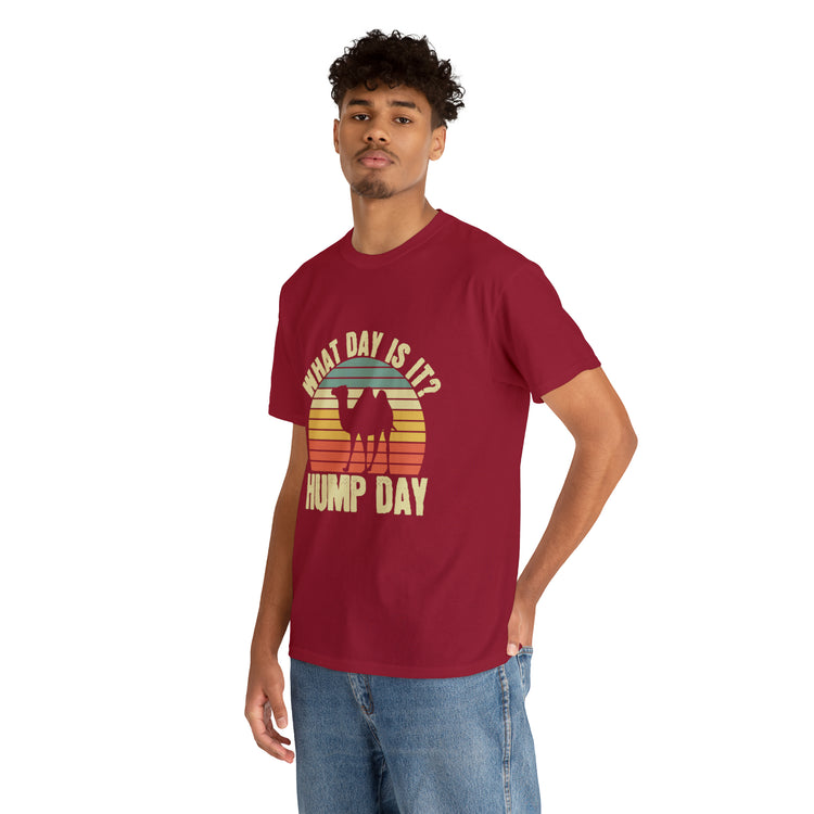 Shirt Funny Vintage Is It Hump Day Week Of Labour Memorable Graphic Nostalgic Classic T-Shirt Unisex Heavy Cotton Tee