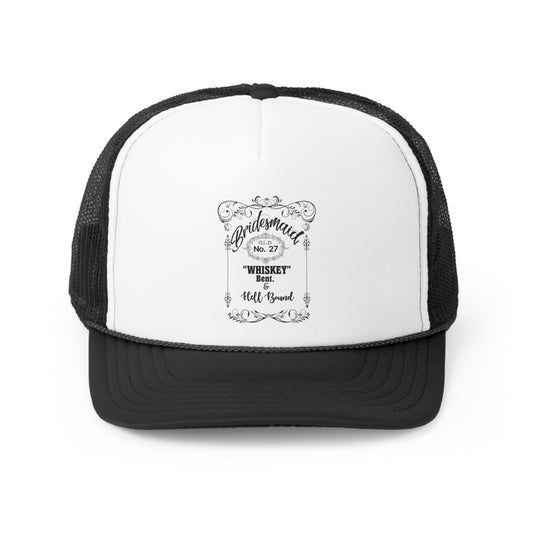 Funny Bridal Drinking Bachelorettes Statements Wedding Bride Whiskey  Trucker Caps