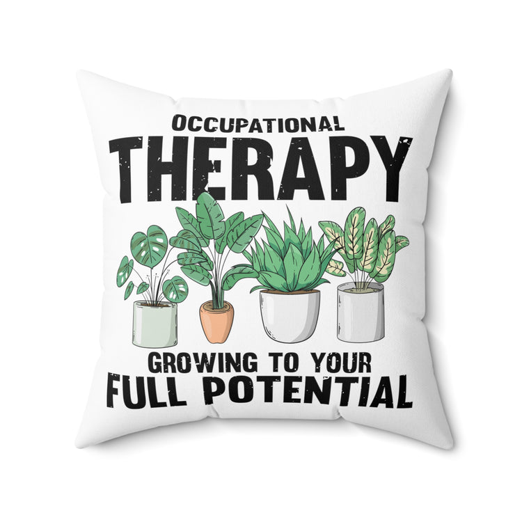 Hilarious Succa Succulent Home Gardening Enthusiast Spun Polyester Square Pillow