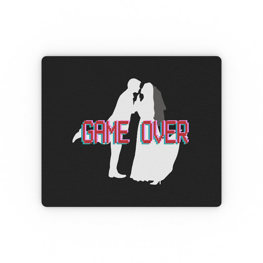 Game Over Just Married Honeymoon Engagement Rectangular Mouse Pad