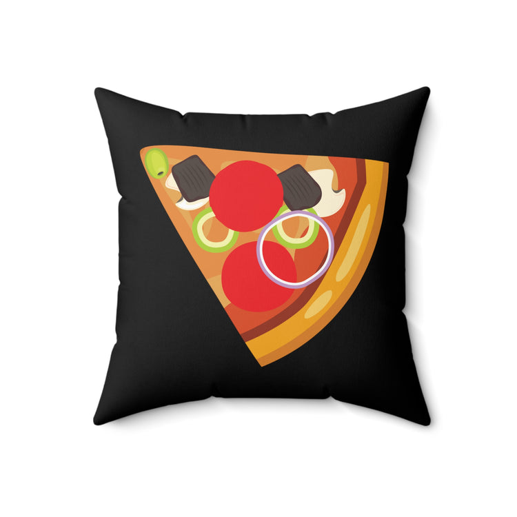 Mommy and Me Shirts Matching Pizza Slice Father Daughter Son Matching Clothing Spun Polyester Square Pillow