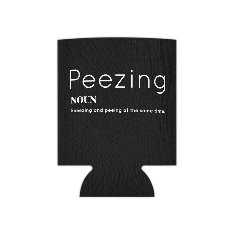 Funny Peezing Definition Baby Bump Can Cooler