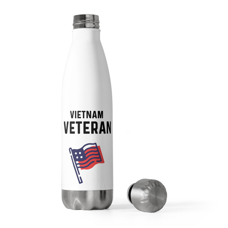 Vietnam Veteran Military T-shirt | I Love My Veteran Retirement T Shirt | Legend Has Retired | Grandpa Shirt 20oz Insulated Bottle