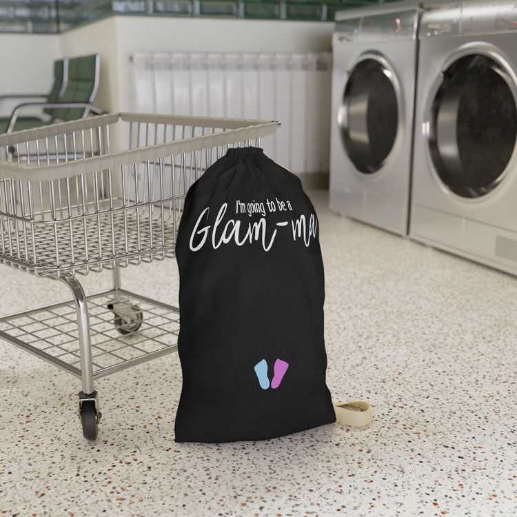 Glam-ma Glamma Pregnancy Announcement New Grandma Gift Laundry Bag