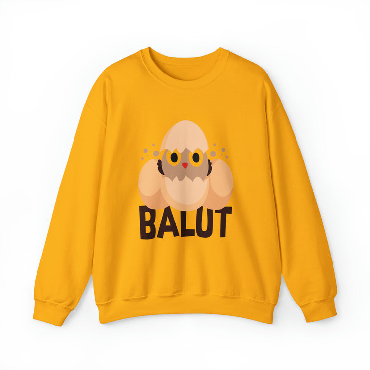 Funny Prideful Filipino Balut Illustration Philippines Balut Unisex Crewneck Sweatshirt