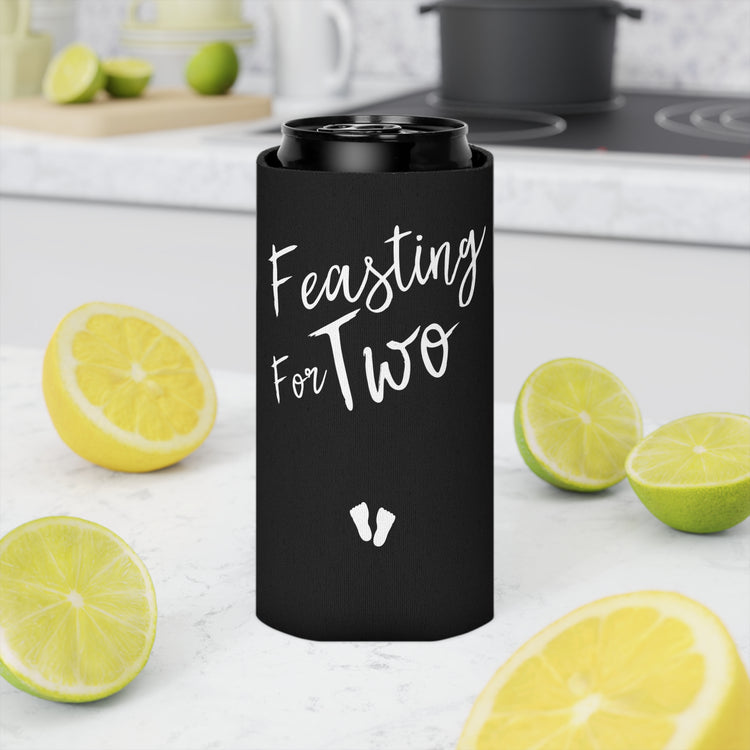 Feasting For Two Tank Top Maternity Clothes Can Cooler