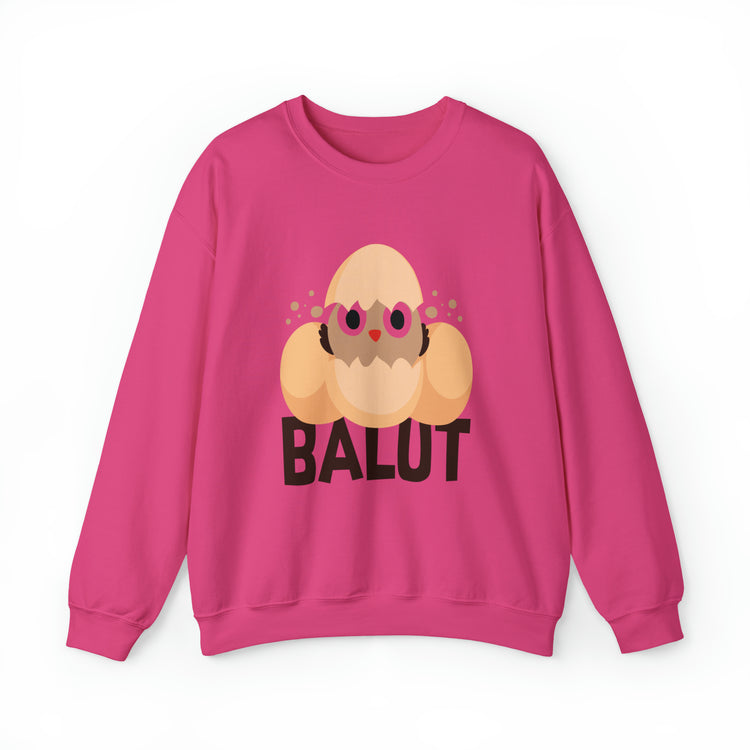 Funny Prideful Filipino Balut Illustration Philippines Balut Unisex Crewneck Sweatshirt