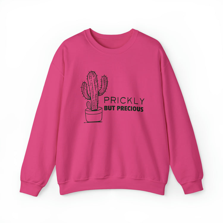 Funny Prideful Sarcastic Introverts Saying Girl Cactus Gag Unisex Crewneck Sweatshirt