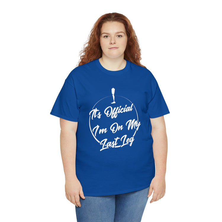 Shirt Funny I'm Left With My Leg Amputee Injured Person Disability T-Shirt Unisex Heavy Cotton Tee