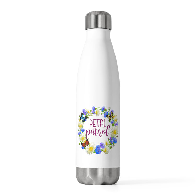 Petal Patrol Shirt | Petal Princess Flower Girl Shirt | Baby Wedding Outfit | Be My Flower Girl | Bachelorette Party 20oz Insulated Bottle