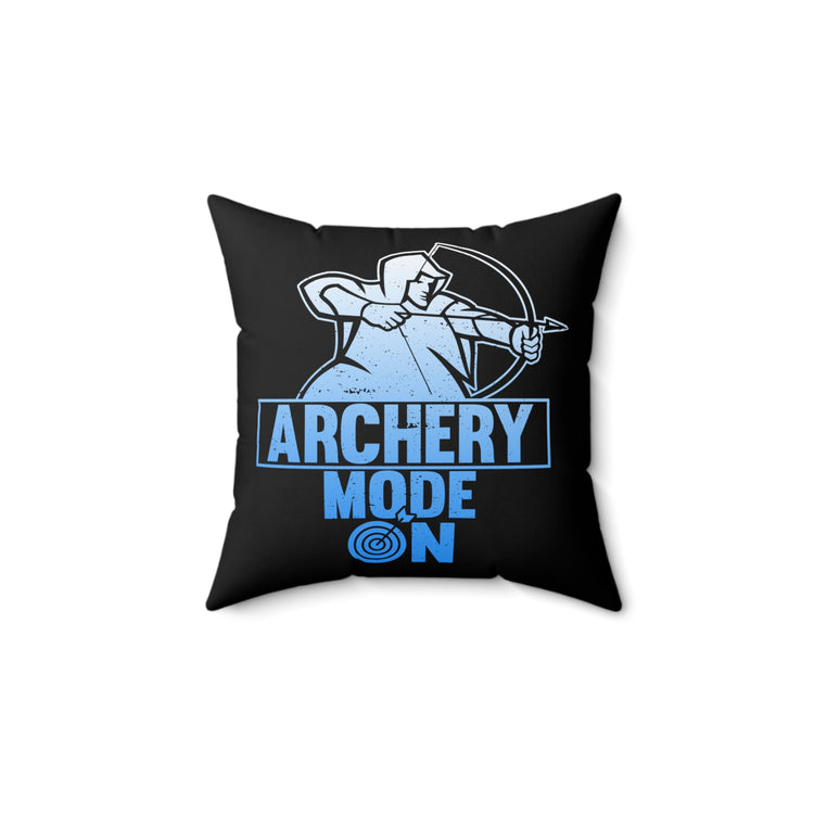 Hilarious Toxophily Musketry Toxophilite Bowhunting Toxophilitic Crossbow Bowman Spun Polyester Square Pillow