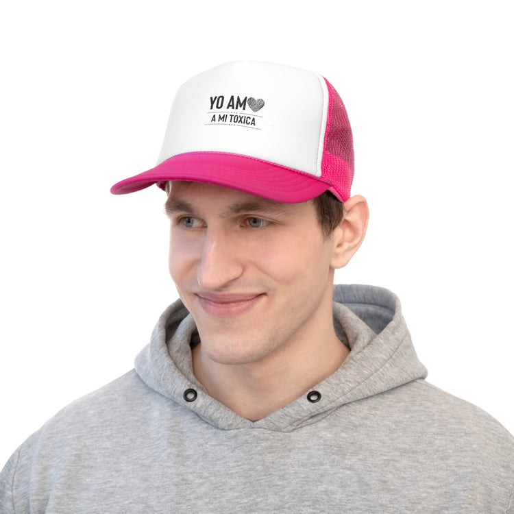 Hilarious Yo Am A Mi Toxica Relationship Valentines Loving Toxicity Trucker Caps