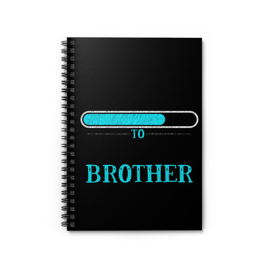 Leveling Up To Big Brother TShirt Spiral Notebook - Ruled Line