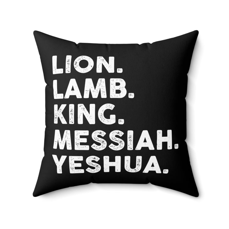 Uplifting Christianity Statements Devotee Vintage Religious Advantages Scriptures Spun Polyester Square Pillow