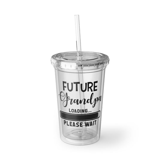 Future Grandpa Loading Please Wait Promoted To New Grandpa Suave Acrylic Cup