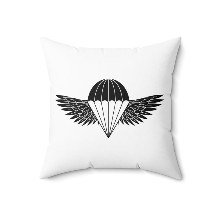 Inspirational Servicemen Aircrafts Deployment  Uplifting Militaries Navies Spun Polyester Square Pillow