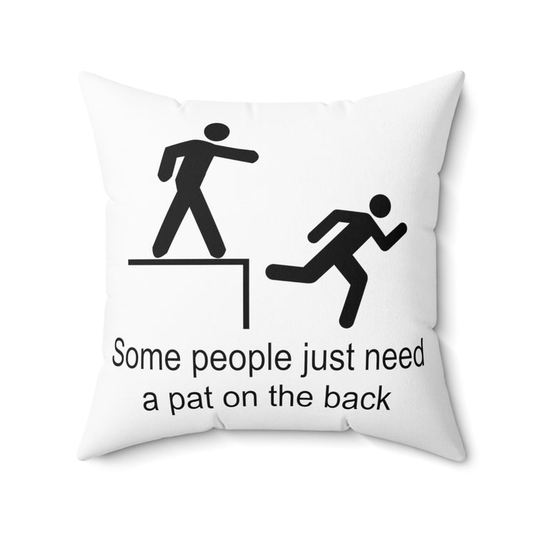 Humorous Introverts Inspirational Statements Motivational Introverted Illustration  Spun Polyester Square Pillow