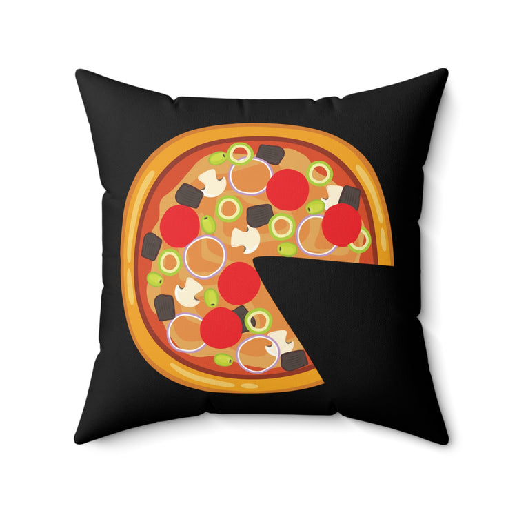 Mommy and Me Shirts Matching Pizza Slice Father Daughter Son Matching Clothes Spun Polyester Square Pillow