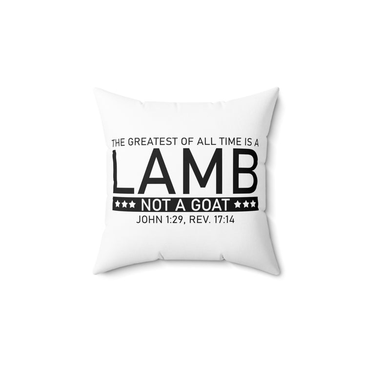 Inspiring Prideful Renewed Christianity John Pastor Spun Polyester Square Pillow