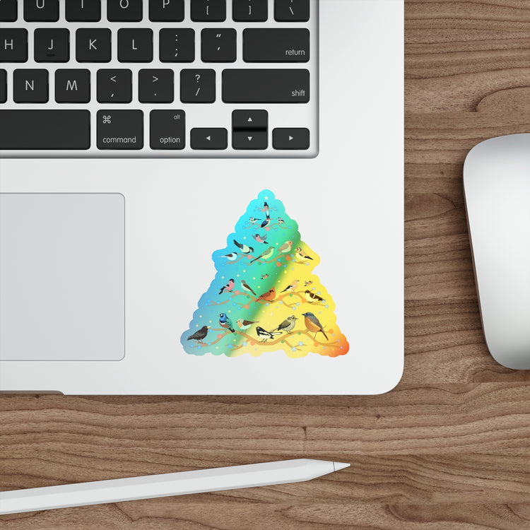 Hilarious Birdwatcher Ornithology Cockatoo Lover Enthusiast Holographic Die-cut Stickers