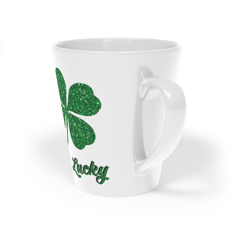 lucky shamrock Latte Mug, 12oz