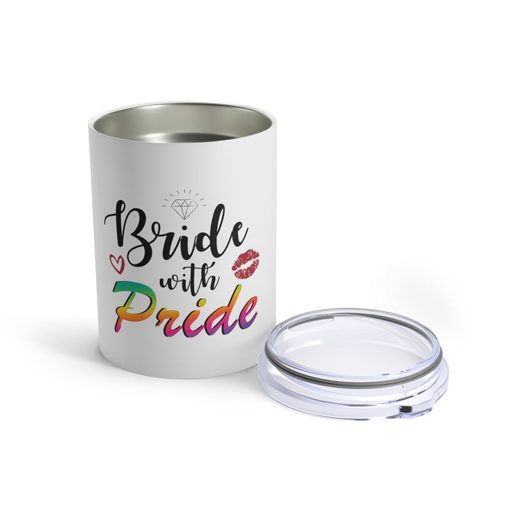 Humorous LGBTQ Bridal Appreciation Statements Graphic Puns  Hilarious Supportive Bridesmaid Illustration Quote Tumbler 10oz