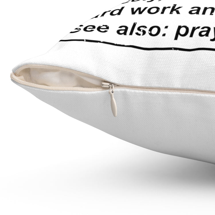 Novelty Christianism Christianity Religious Daddy Parent Spun Polyester Square Pillow