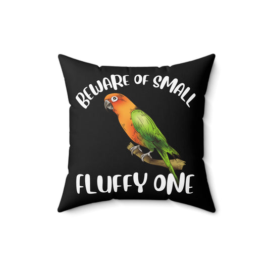 Hilarious Cockatiel Parakeet Lover Macaw Conure Cockatoo Adorable Nymphic Spun Polyester Square Pillow