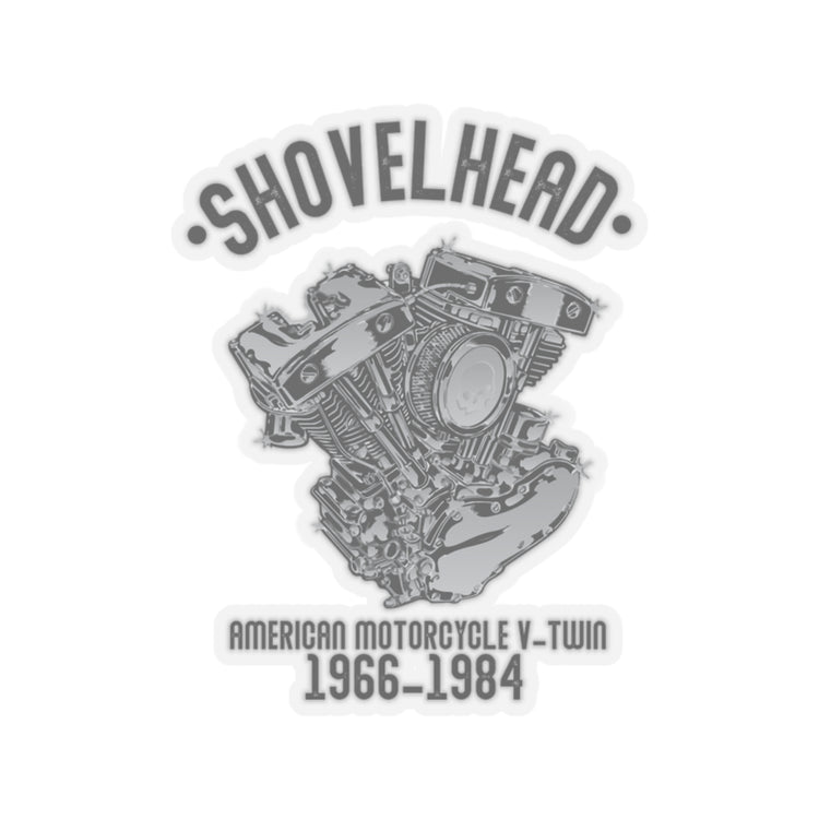 shovelhead american motorcycle v-twin Vintage Shovelhead Motorcycle Enthusiasts Tee Shirt Gifts Kiss-Cut Stickers