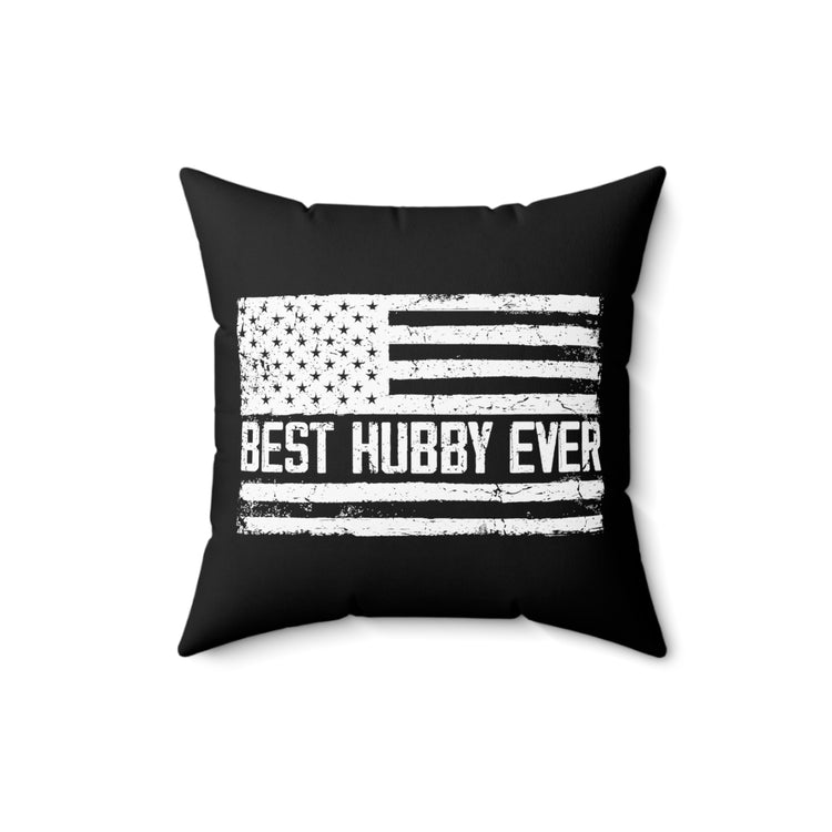 Hilarious Supportive Husband Boyfriend Marriage Couple Boyfriend Spun Polyester Square Pillow