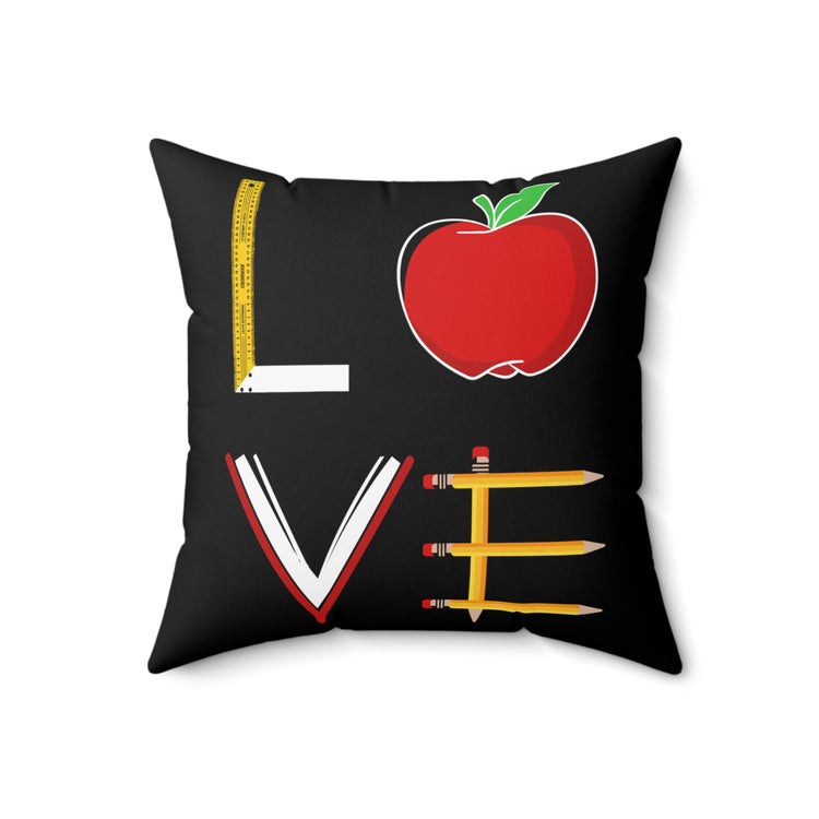 Teacher Love Chemistry Gift | Science Teacher Spun Polyester Square Pillow