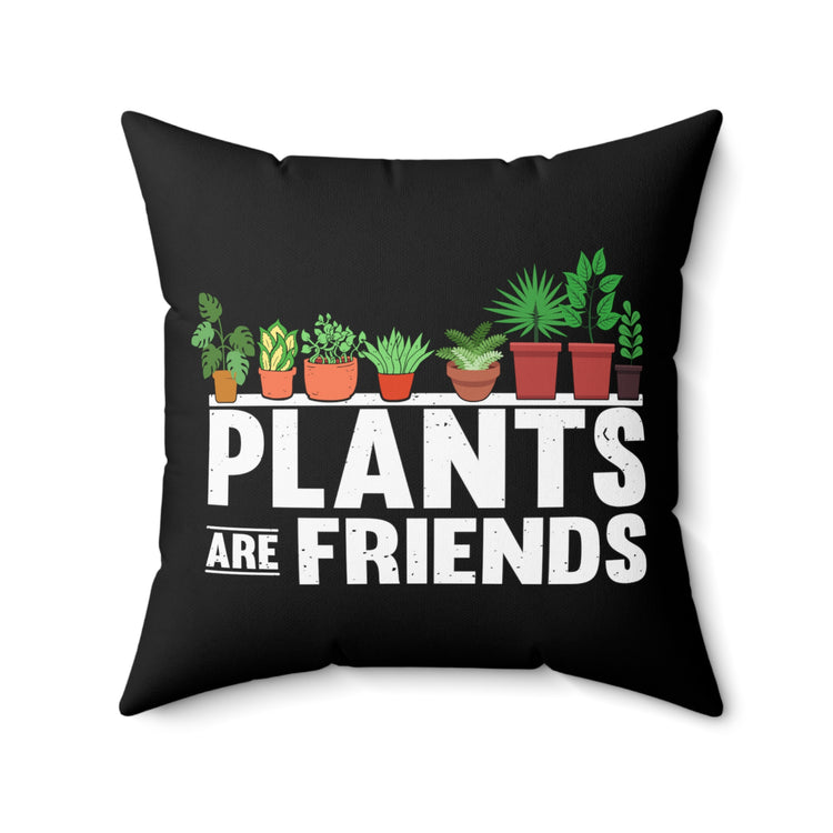 Novelty Horticulture Horticulturing Gardening Gardener Lawn Yard Spun Polyester Square Pillow