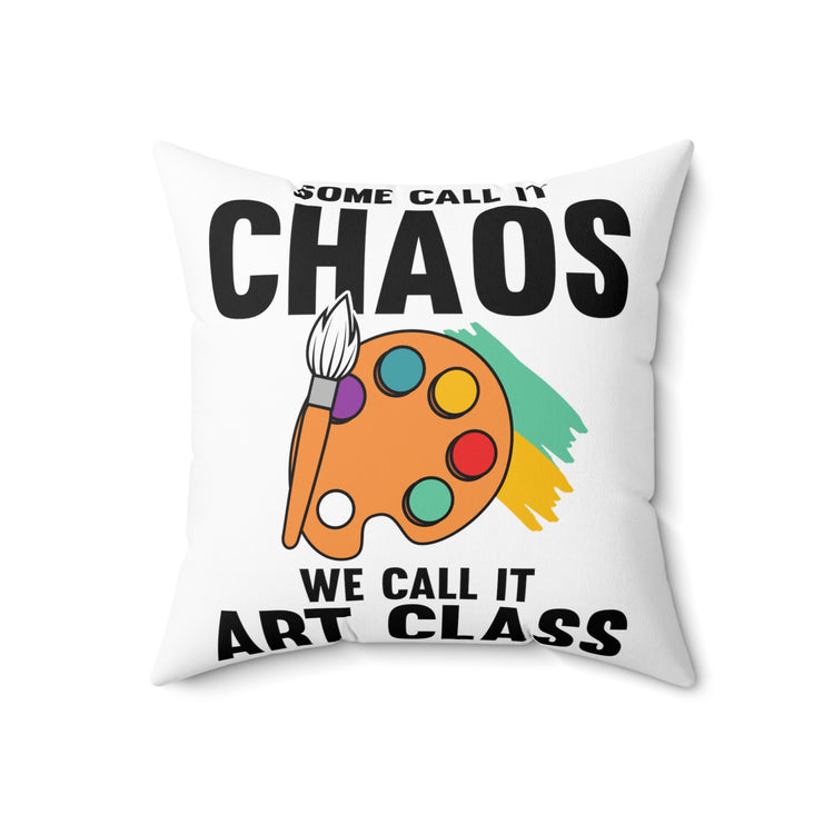 Novelty Arts Subject Instructor Professor Trainor Spun Polyester Square Pillow