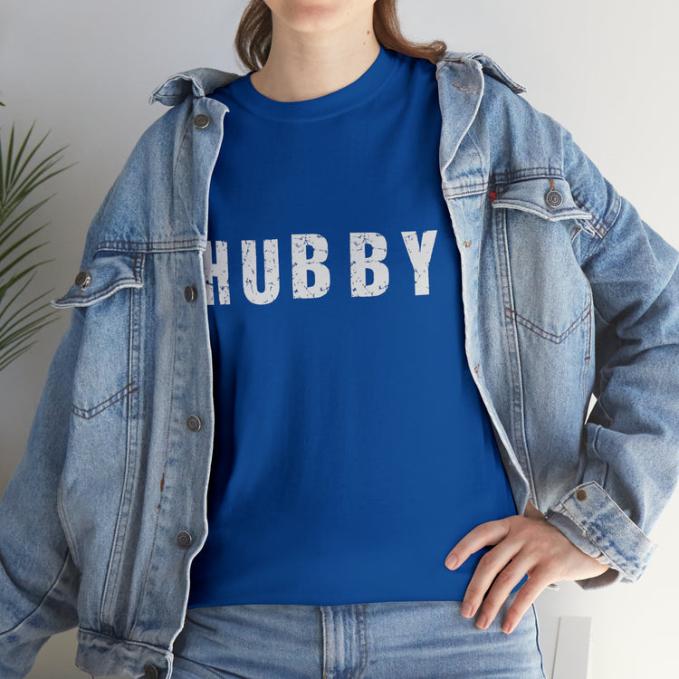 Shirt Funny Hubby Honeymoon Marriage Adventure Spouse Travel T-Shirt Unisex Heavy Cotton Tee