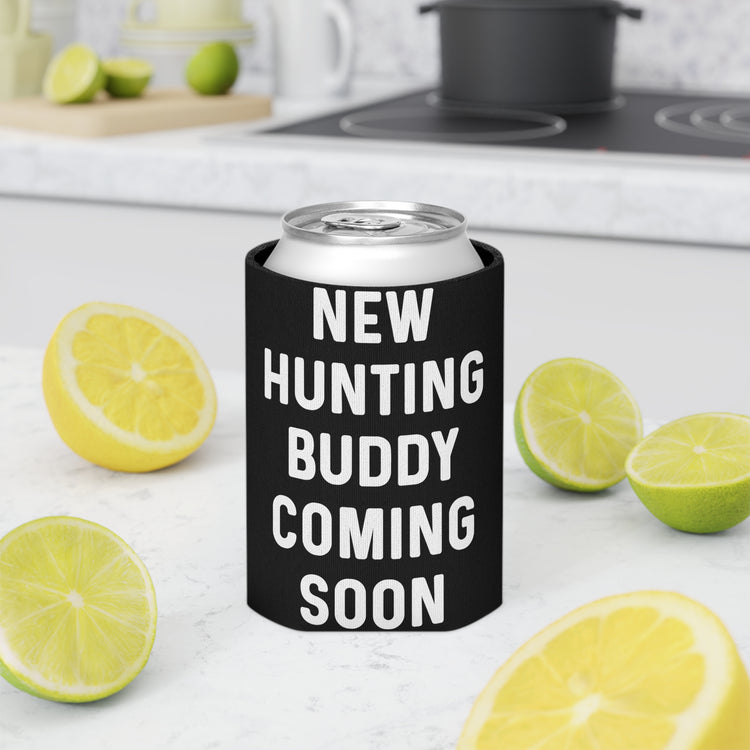 New Hunting Buddy Coming Soon Baby Bump Can Cooler