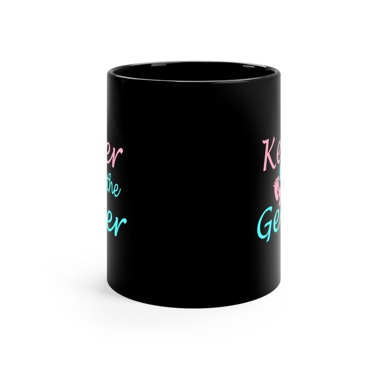 Keeper of The Gender Black mug 11oz