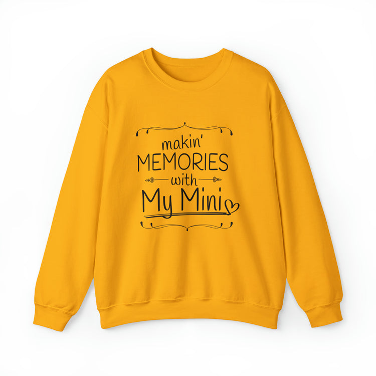 Inspirational Kiddo Memory Appreciation Mom Statements Line Puns Unisex Crewneck Sweatshirt