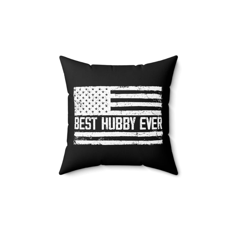 Hilarious Supportive Husband Boyfriend Marriage Couple Boyfriend Spun Polyester Square Pillow