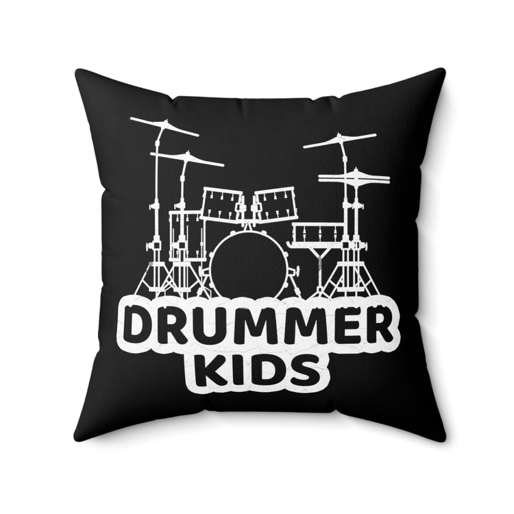 Hilarious Percussionist fan Instrumentalist Bassist Rhythmist Spun Polyester Square Pillow