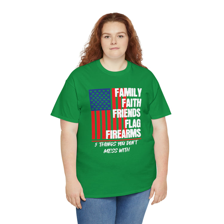 Shirt Vintage Families Faith Friends Servicemen Military Novelty Support Honor Patriotic T-Shirt Unisex Heavy Cotton Tee