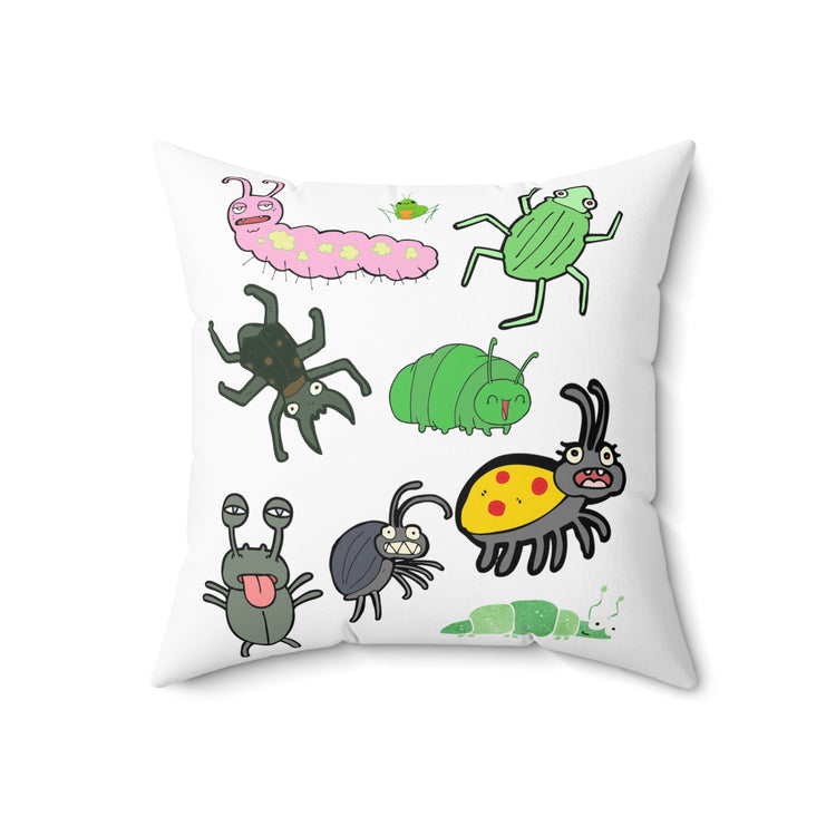 Hilarious Entomologist Medical Examiner Biologist Enthusiast Spun Polyester Square Pillow