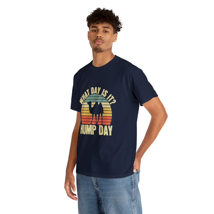 Shirt Funny Vintage Is It Hump Day Week Of Labour Memorable Graphic Nostalgic Classic T-Shirt Unisex Heavy Cotton Tee